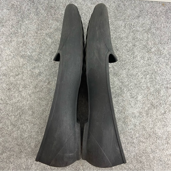 CROCS Eve Pointed Toe Black Slip On Ballet Flats Women’s Size 10 - Picture 3 of 6